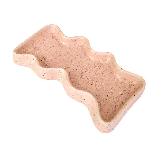 Modern Ceramic Wave Tray
