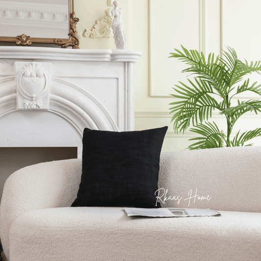 Linen Cushion Cover 45x45cm – Soft Decorative Pillowcase (6 Colours)