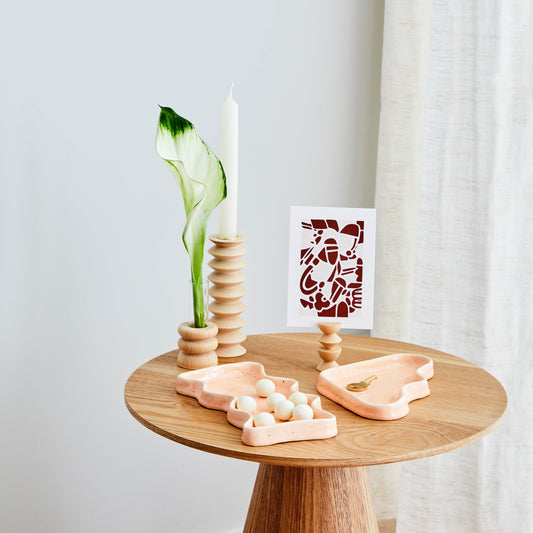 Modern Ceramic Wave Tray