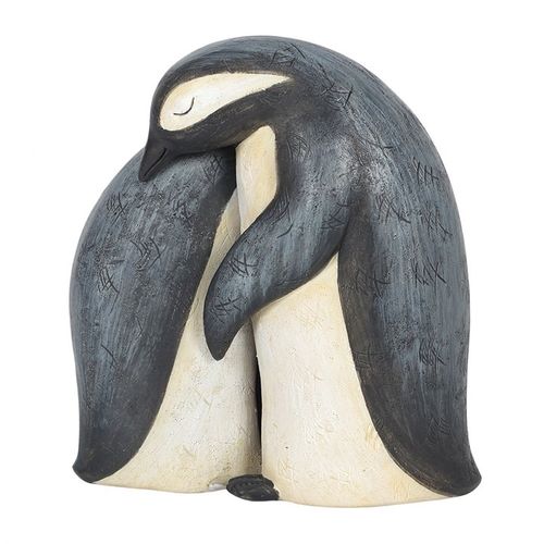 Penguin Family Ornament – Cute Resin Home Decor Gift